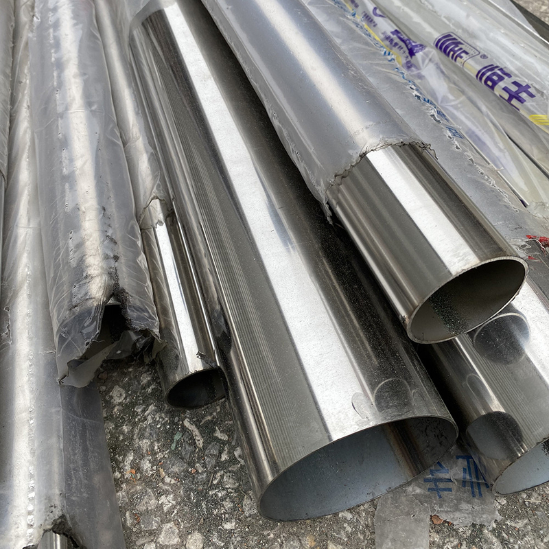 304 Stainless Steel Tube Pipe Hot Cold Rolled 2 - 8 Inch Seamless Round Tube