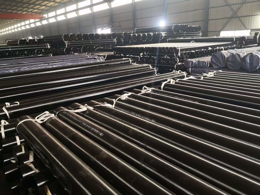 3 Inch Seamless Mild Steel Pipe Black Painted ERW SAW MS Carbon Steel Pipe