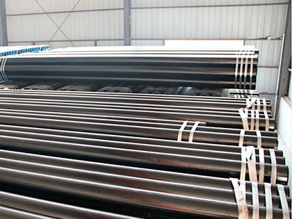 Hot Rolled Welded ERW Black Round Steel Pipe ASTM A53 For Building Material