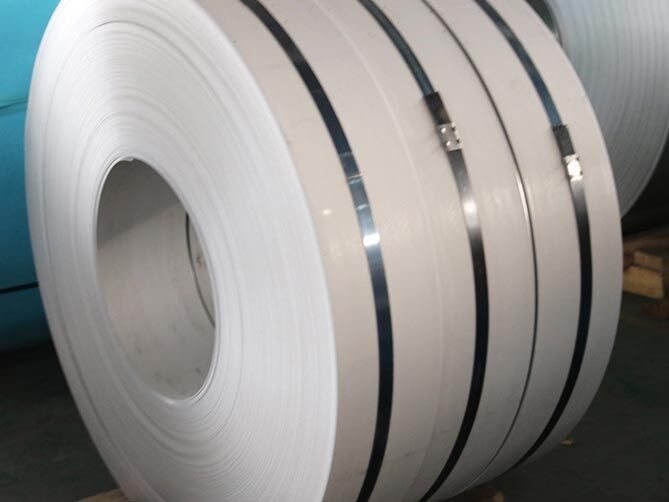 Flat Narrow 201 304 430 Stainless Steel Coil Strip ASTM 2B BA Polishing Finished